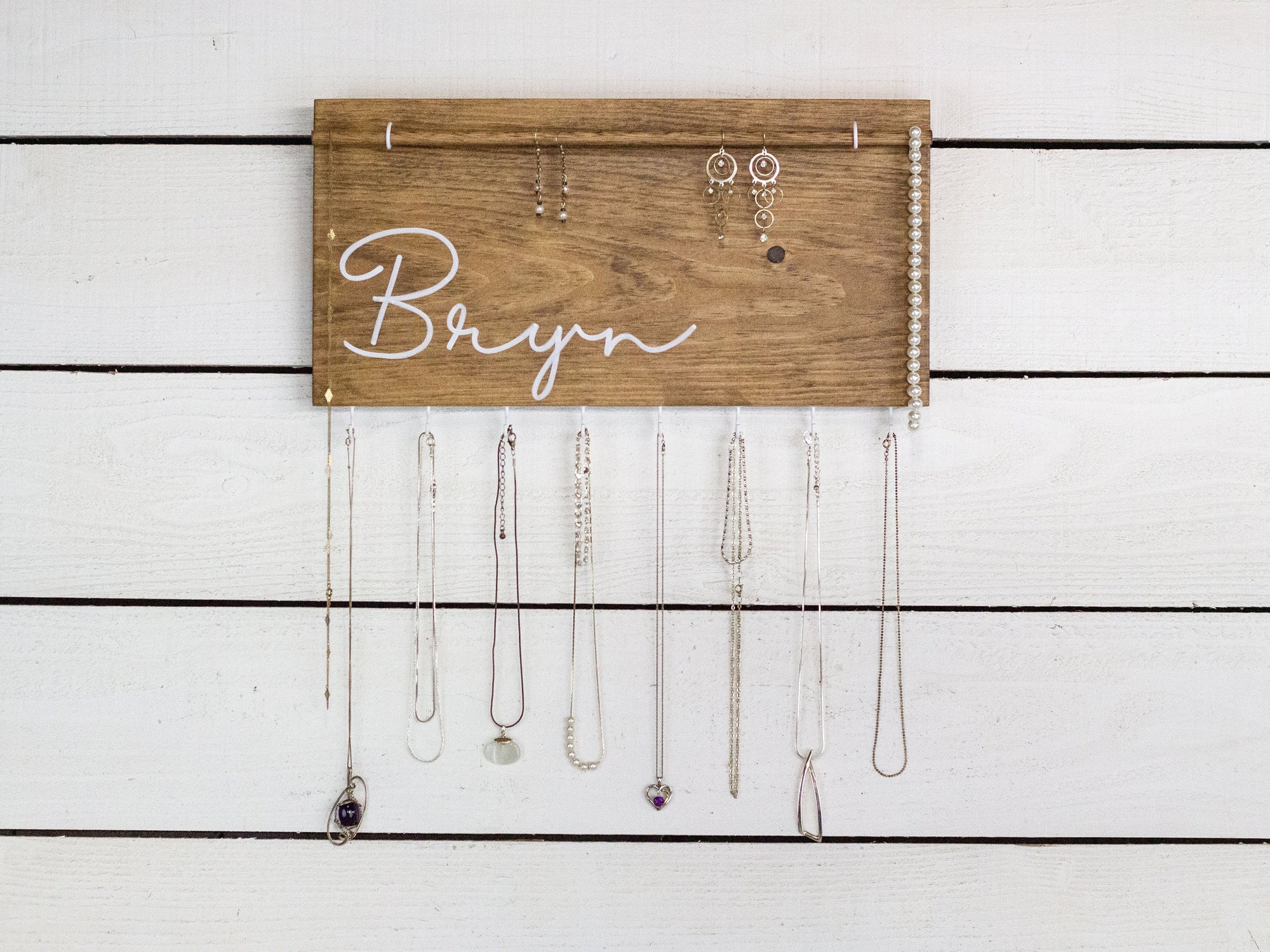 Personalized Wall Mount Jewelry Display