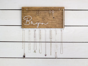 Personalized Wall Mount Jewelry Display