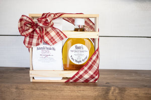 Real Maple Syrup Gift Crate