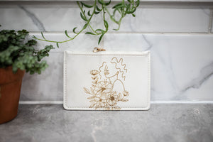 White Change Purse - Wallet