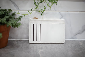 White Change Purse - Wallet