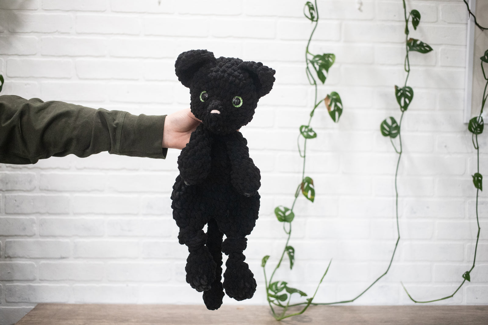 Cat Crochet Stuffed Animal, Heirloom Plush, Baby Lovey, Soft Cuddlers for Kids, Kitty