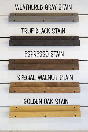 Wall Mounted Coat Rack and Ledge with Farmhouse Style Hooks