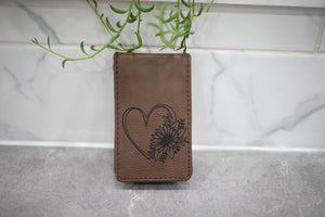 Manicure Set - Faux Leather with Laser Engraved Image