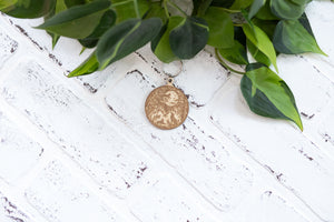 Whimsical Keychain, Wooden Keychain, Fairy Key Ring, Dragon Keychain
