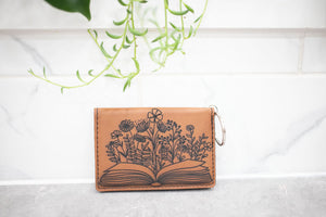 Wallet - Faux Leather Wallet with Laser Engraved Image