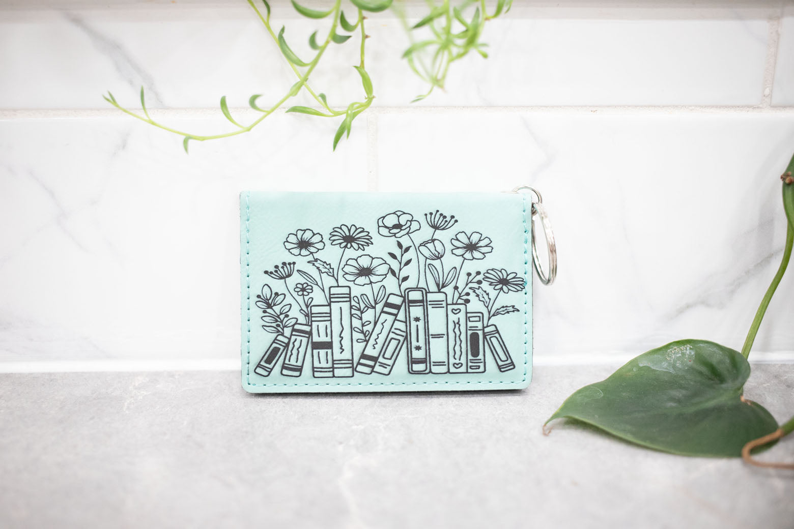 Wallet - Faux Leather Wallet with Laser Engraved Image