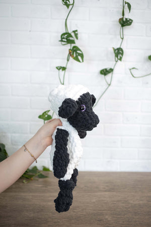 Lamb Crochet Stuffed Animal, Sheep Heirloom Plush, Baby Lovey, Soft Cuddlers for Kids