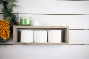 Handcrafted Minimalist Shelf, Easy Install Floating Solid Wood Shelf