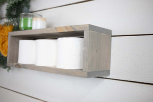 Handcrafted Minimalist Shelf, Easy Install Floating Solid Wood Shelf