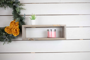 Handcrafted Minimalist Shelf, Easy Install Floating Solid Wood Shelf