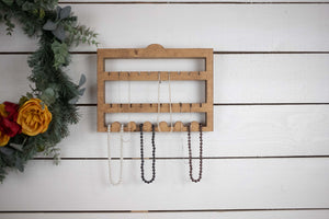 Jewelry Storage, Wall Mounted Necklace Holder, Hanging Jewelry Display