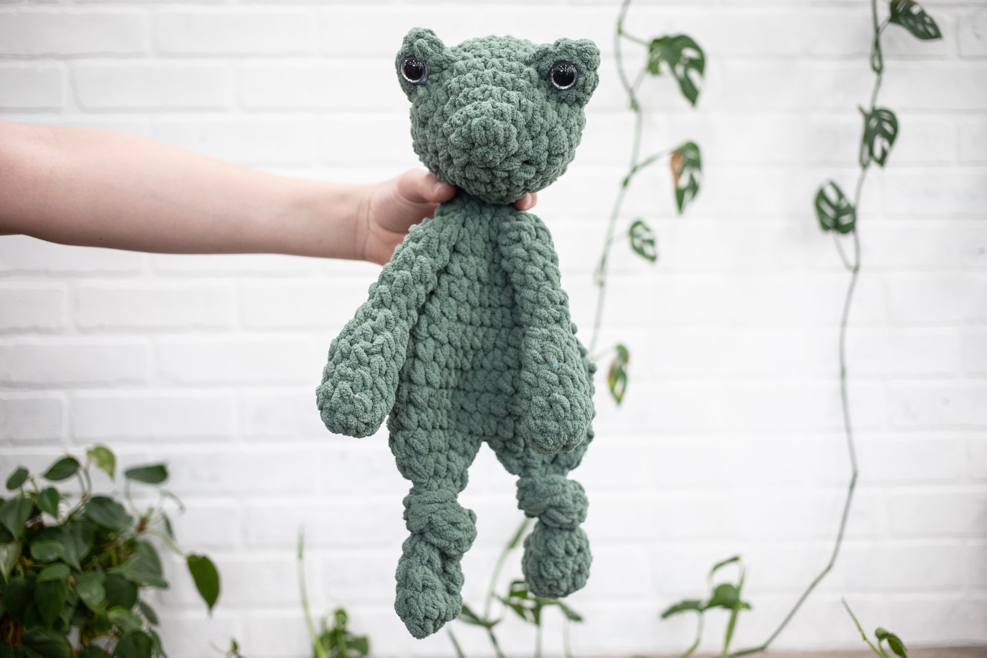 Crochet Frog Lovey, Crochet Stuffed Animal, Amigurumi Frog Snuggler