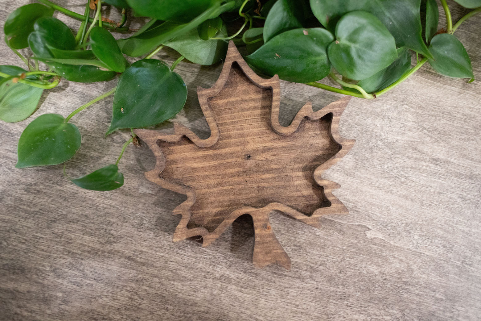 Maple Leaf Catch All Tray, Change Tray