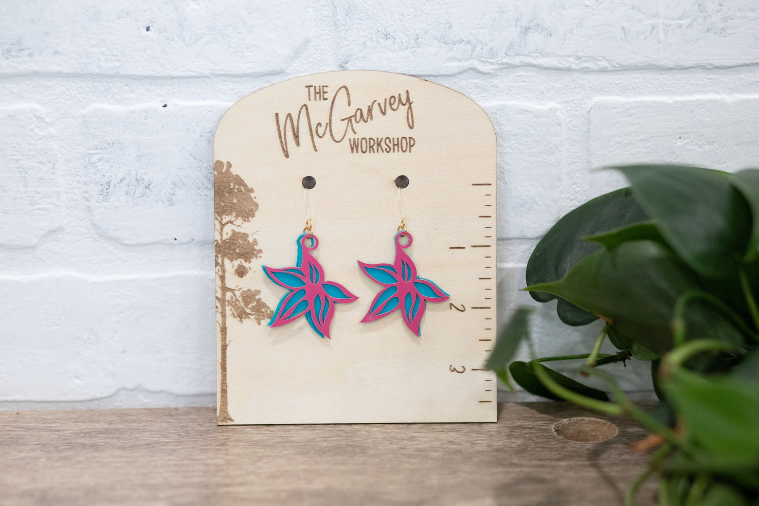 Leaf Dangle Earrings, Fall Earrings, Plastic Earrings, Hypoallergenic