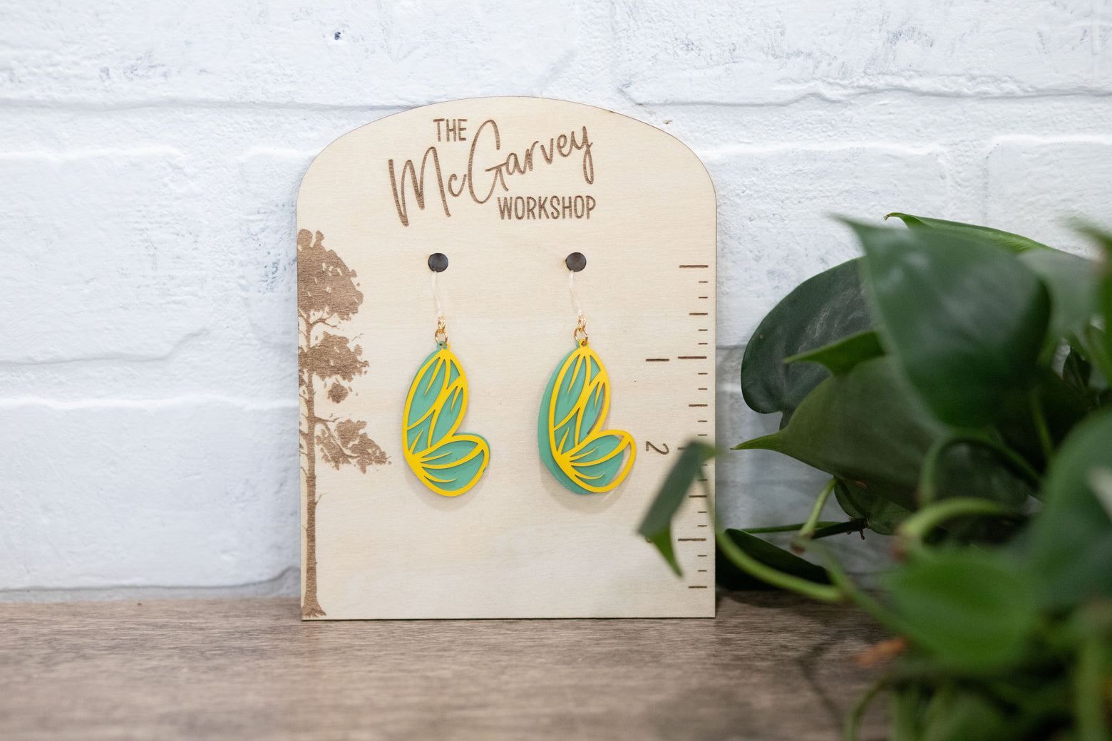 Butterfly Wing Dangle Earrings, Butterfly Earrings, Plastic Earrings, Hypoallergenic