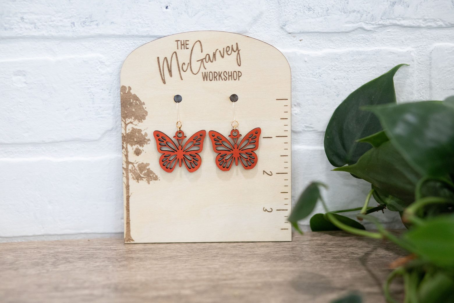 Butterfly Dangle Earrings, Butterfly Earrings,  Plastic Earrings, Hypoallergenic