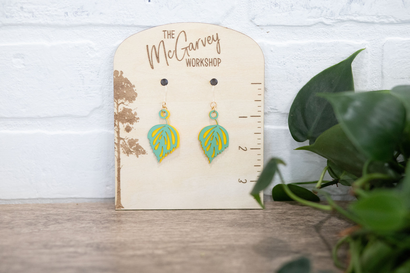 Leaf Dangle Earrings, Fall Earrings, Plastic Earrings, Hypoallergenic