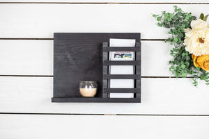 Hanging Mail Holder with Shelf