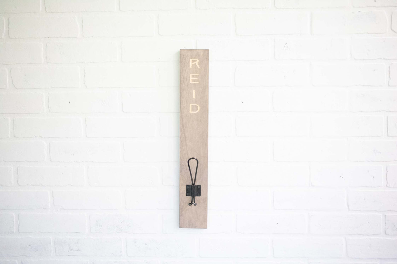 Customizable Coat Hook, Personalized Leash Holder, Engraved Backpack Hook