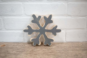 Chunky Wooden Christmas Shelf Sitter