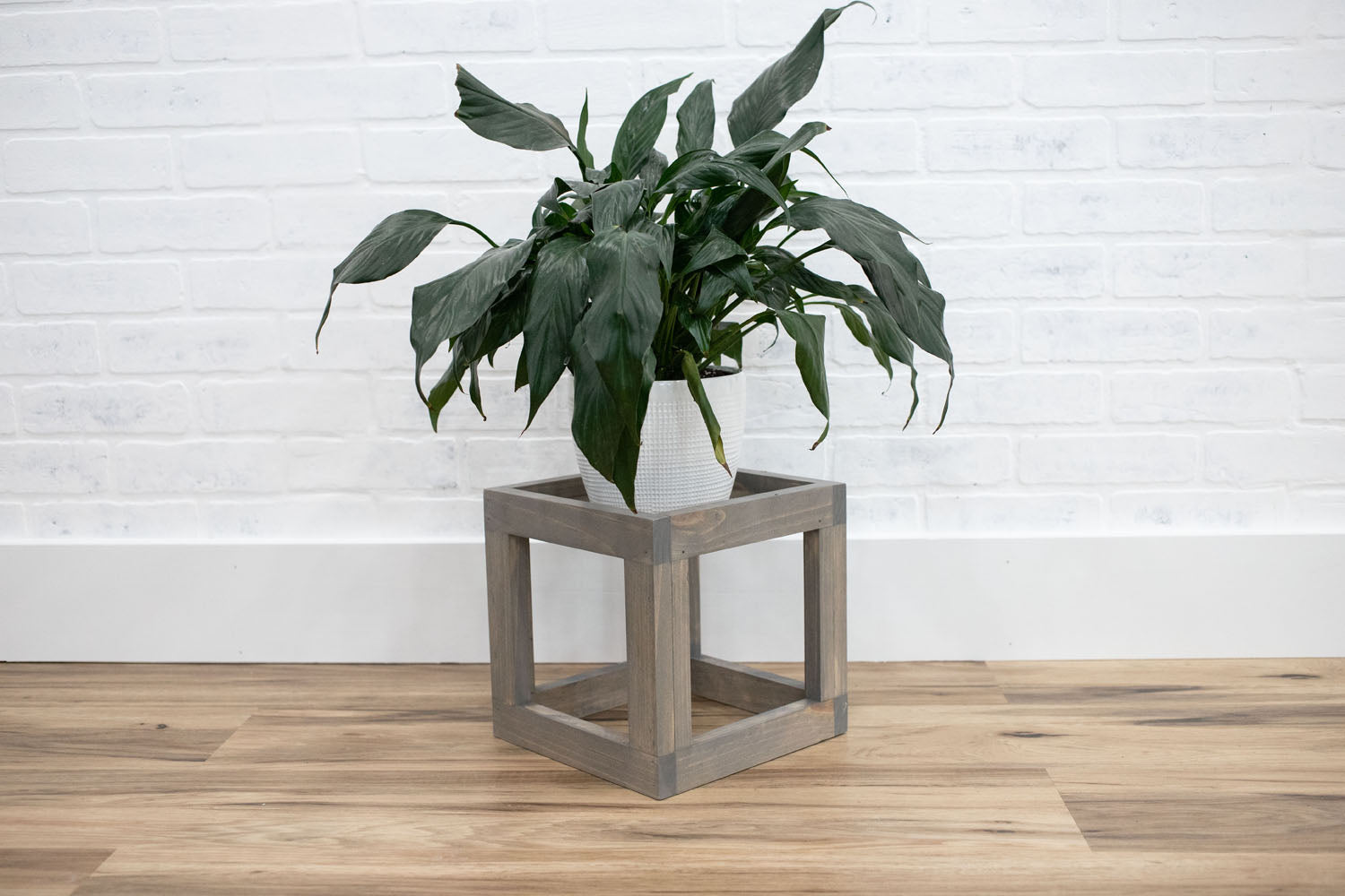 Cube Plant Stand Small / Special Walnut