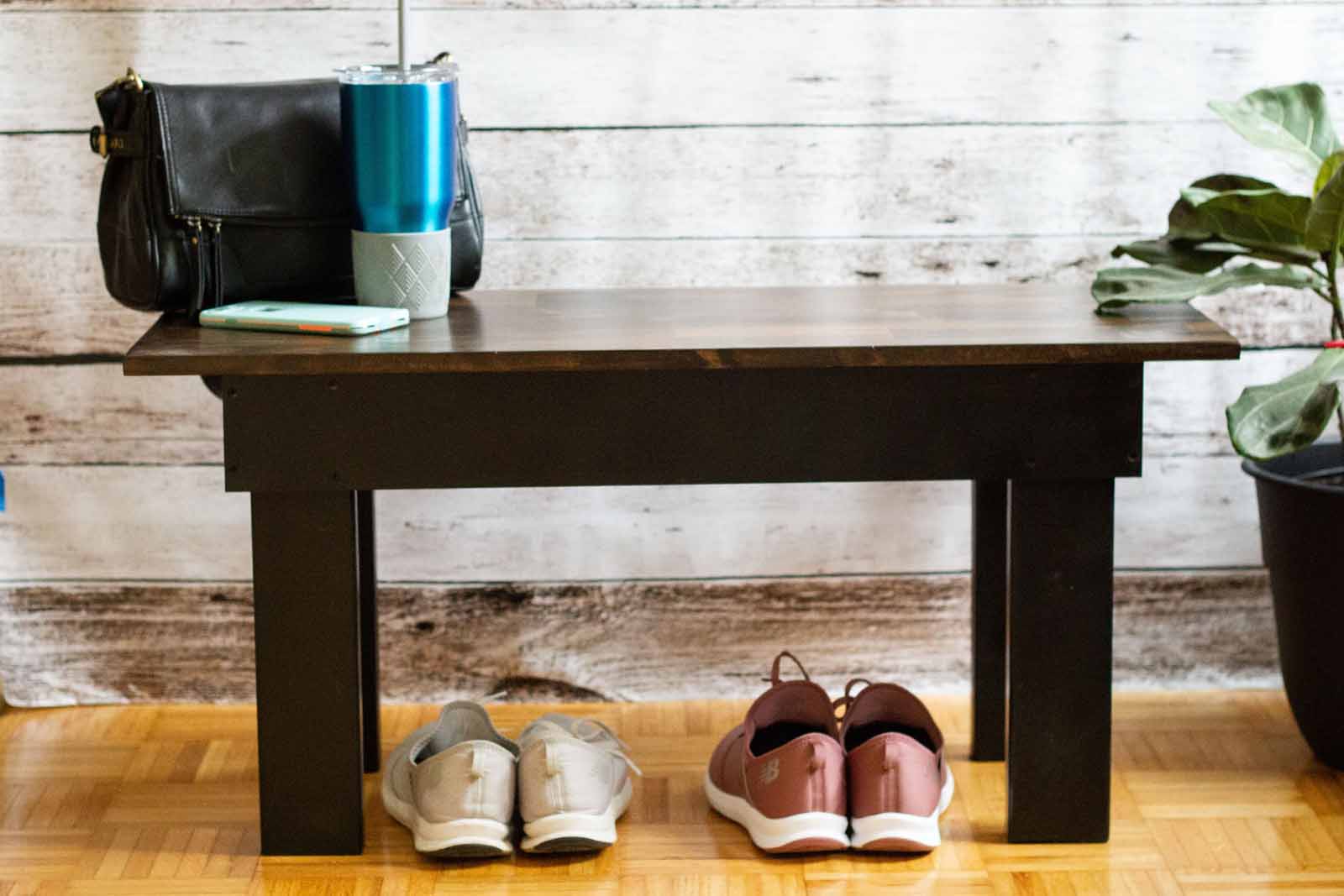 Small white bench online for entryway