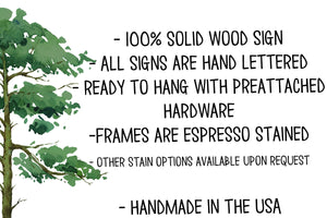 Personalized Newborn Stat Wood Sign