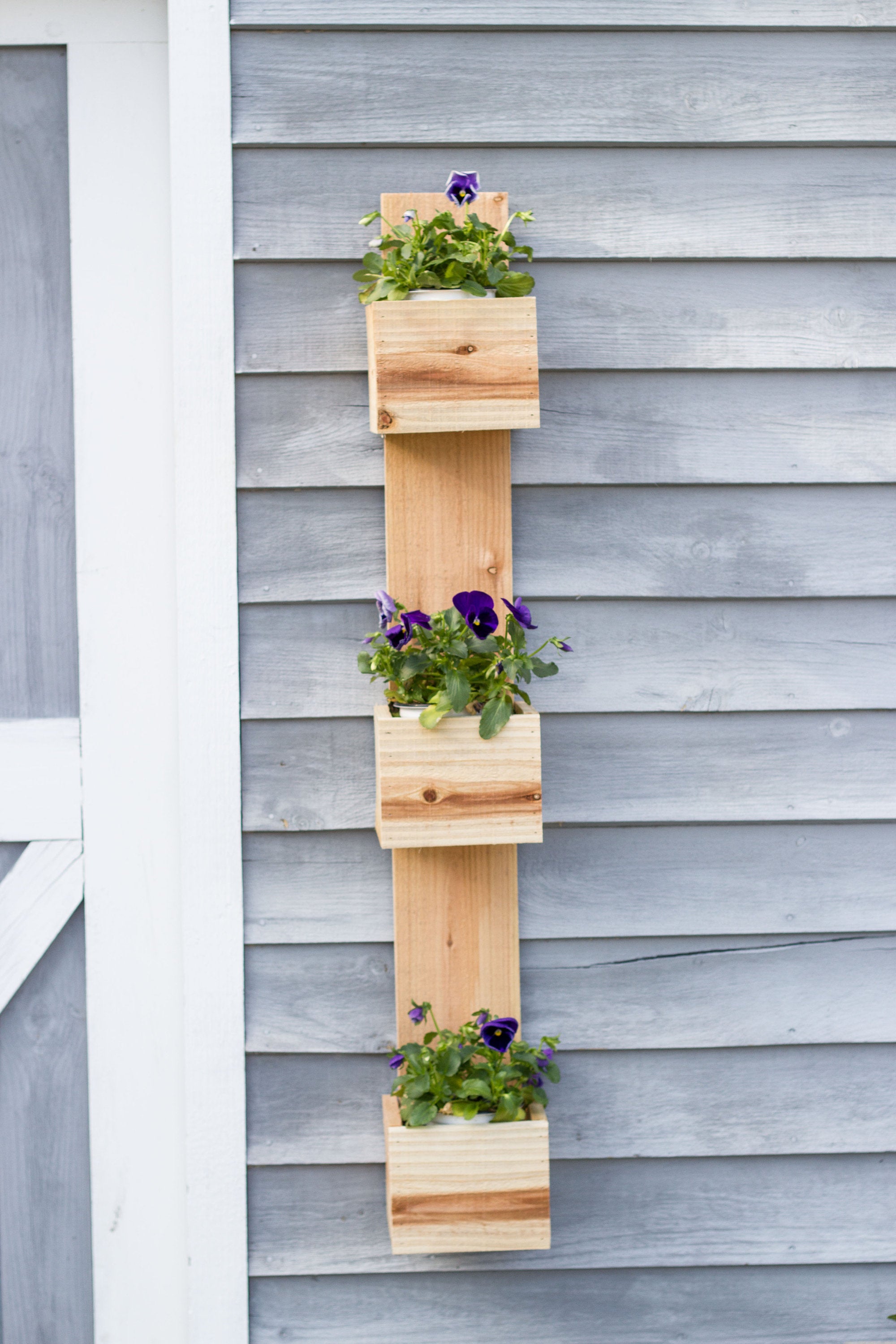 plant box hanging Hanging Cedar Planter Special Walnut