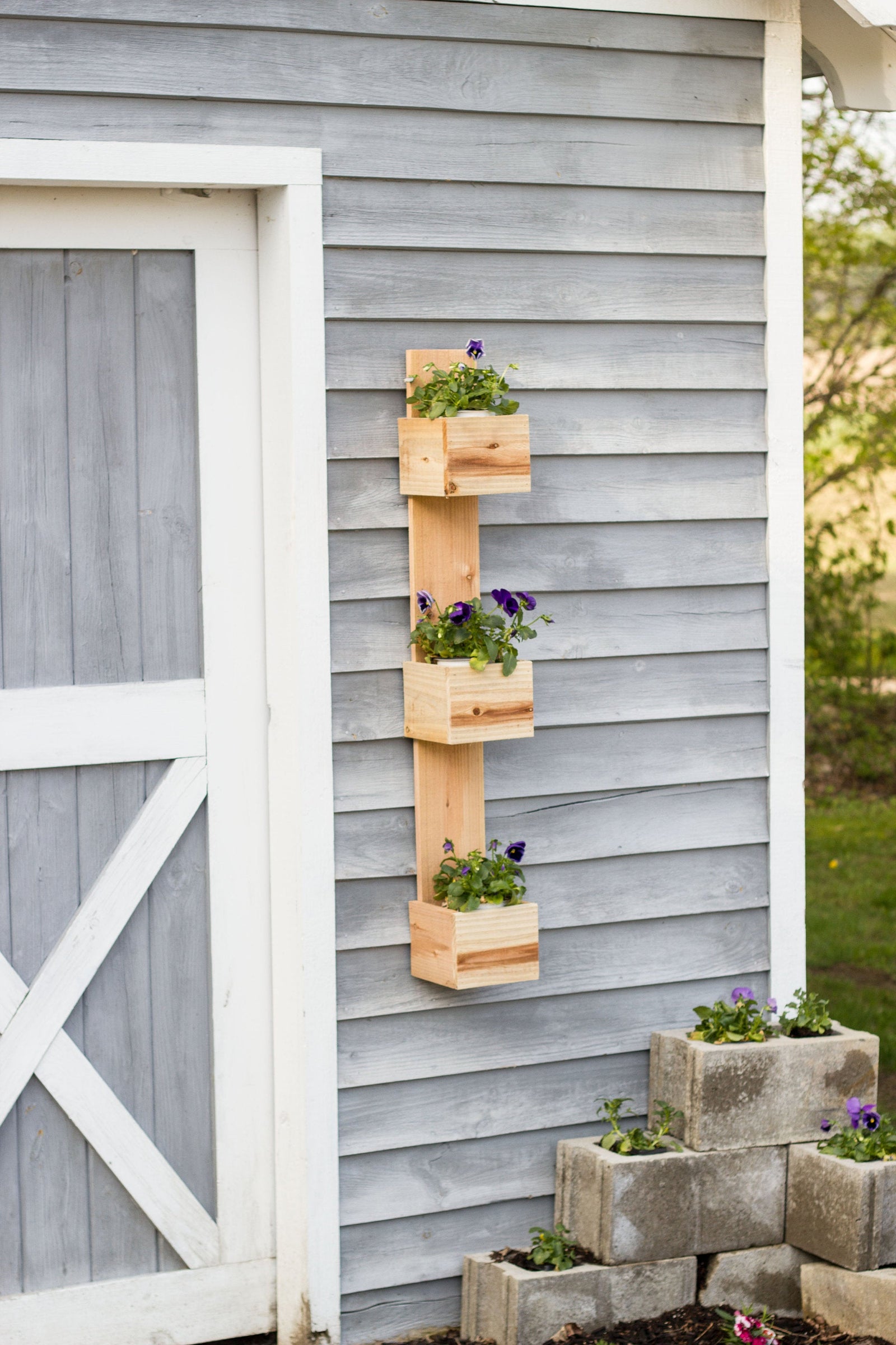 Hanging Cedar Planter