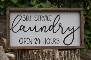 Self Service Laundry Open 24 Hours