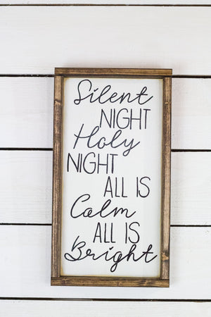 Silent Night Holy Night All Is Calm All Is Bright