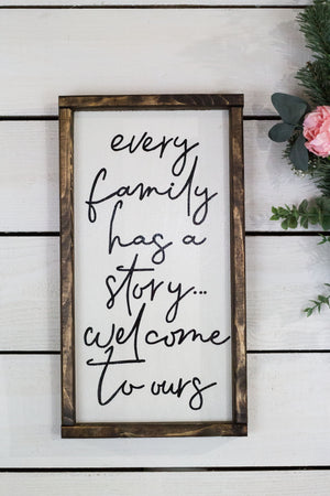 every family has a story welcome to ours
