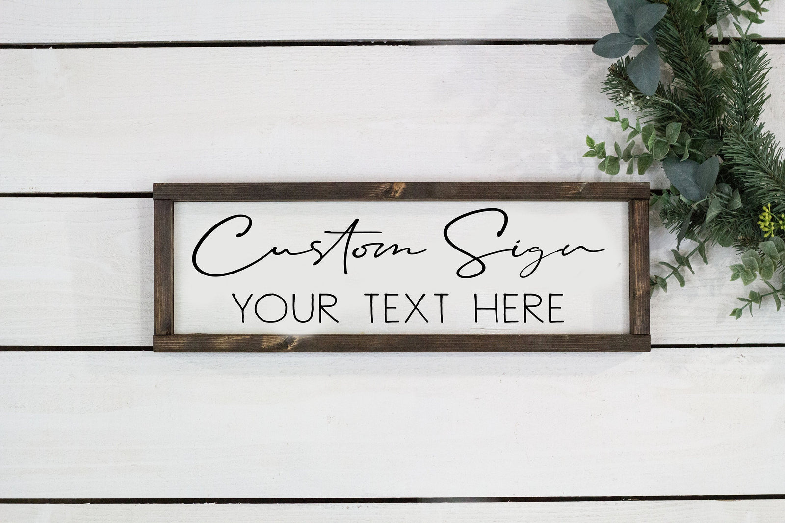 Custom Wood Sign