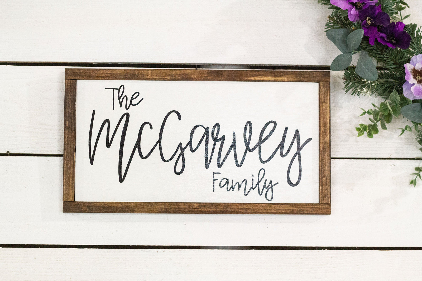 Personalized Family Name Sign