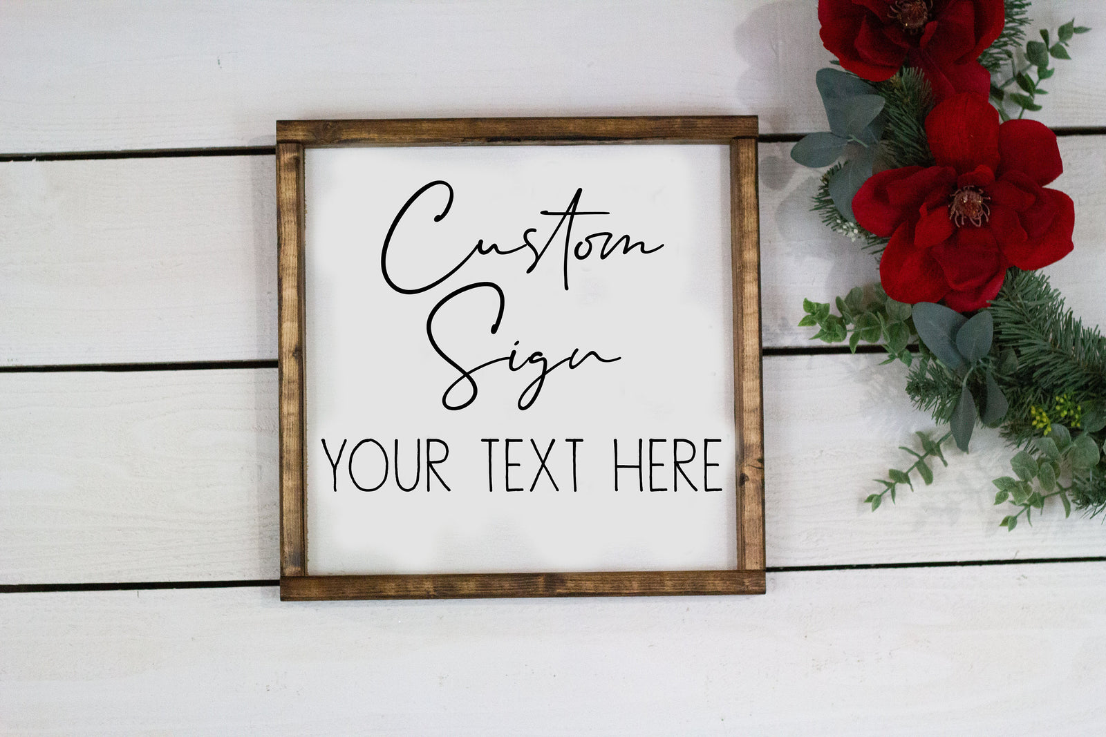 Personalized Farmhouse Sign