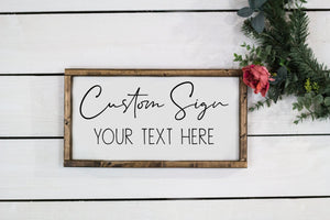 Create Your Own Wood Sign
