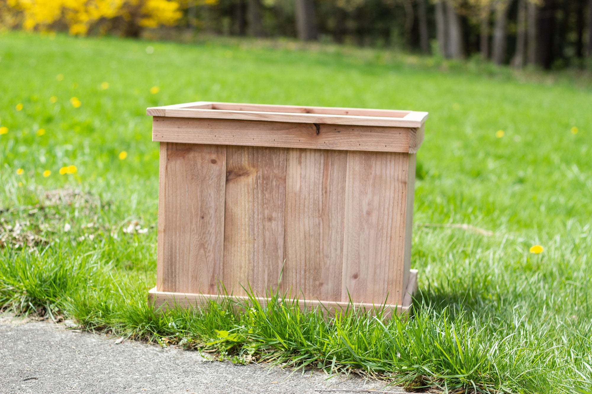 Outdoor Cedar Planter - The McGarvey Workshop