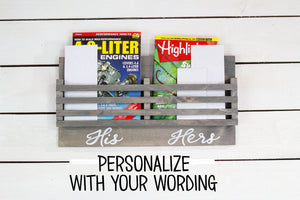 Personalized Double Mail Holder