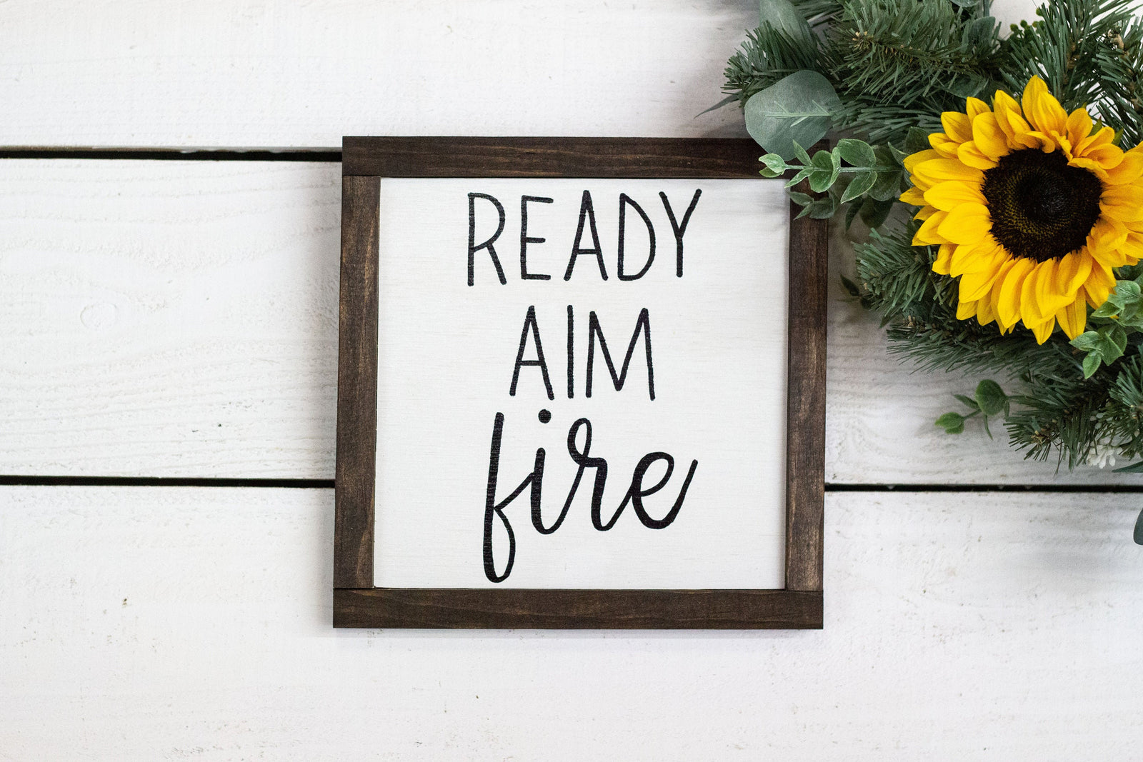 ready aim fire, bathroom decor