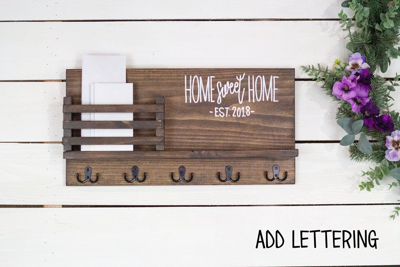 Customizable Mail and Key Holder