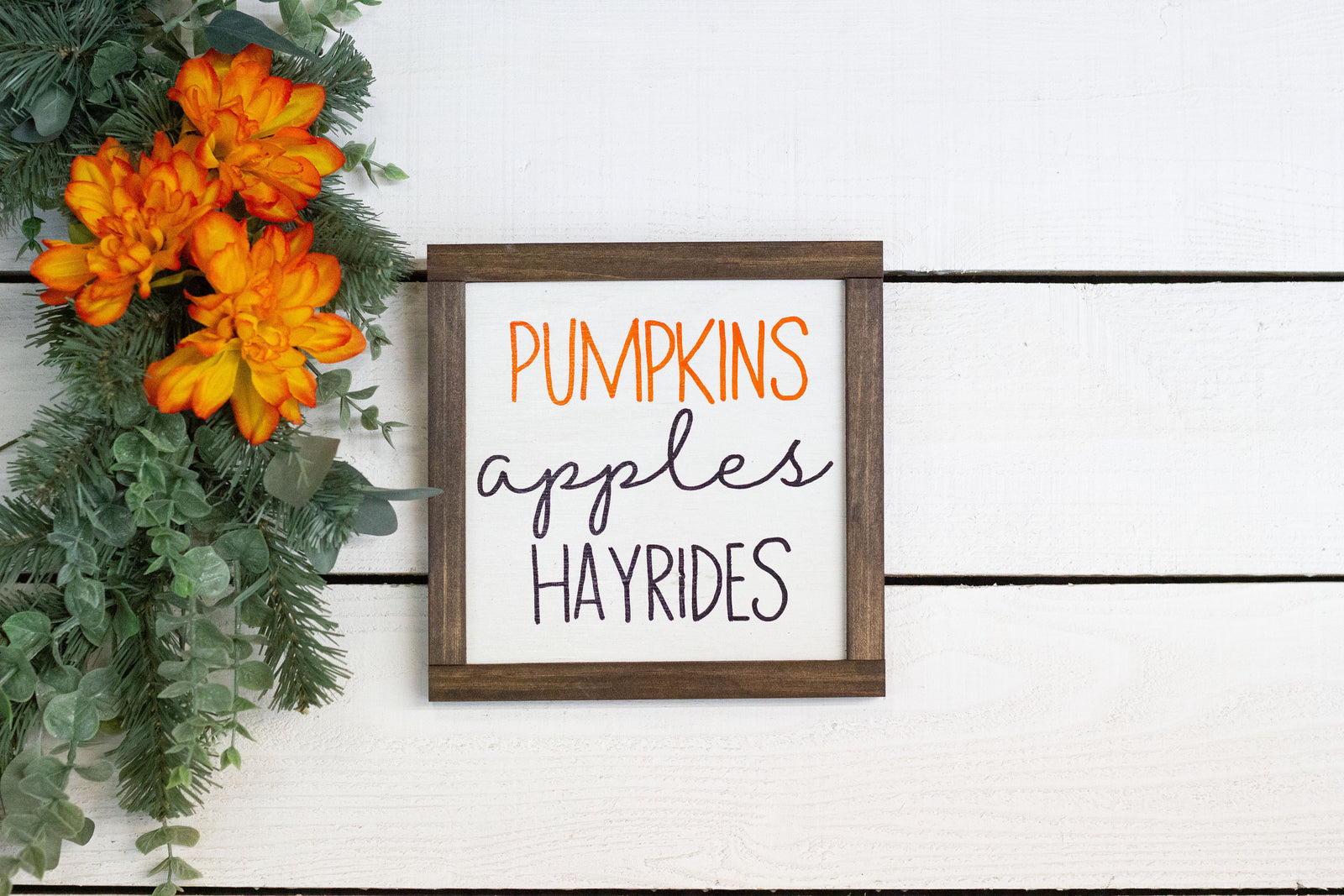 Pumpkins Apples Hayrides