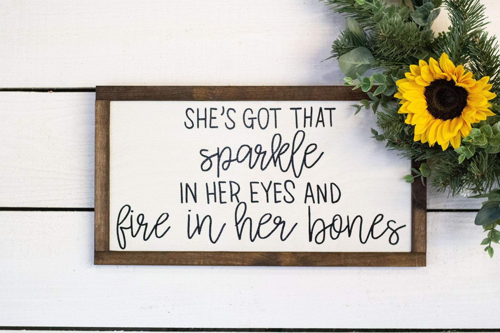 she's got that sparkle in her eyes and fire in her bones