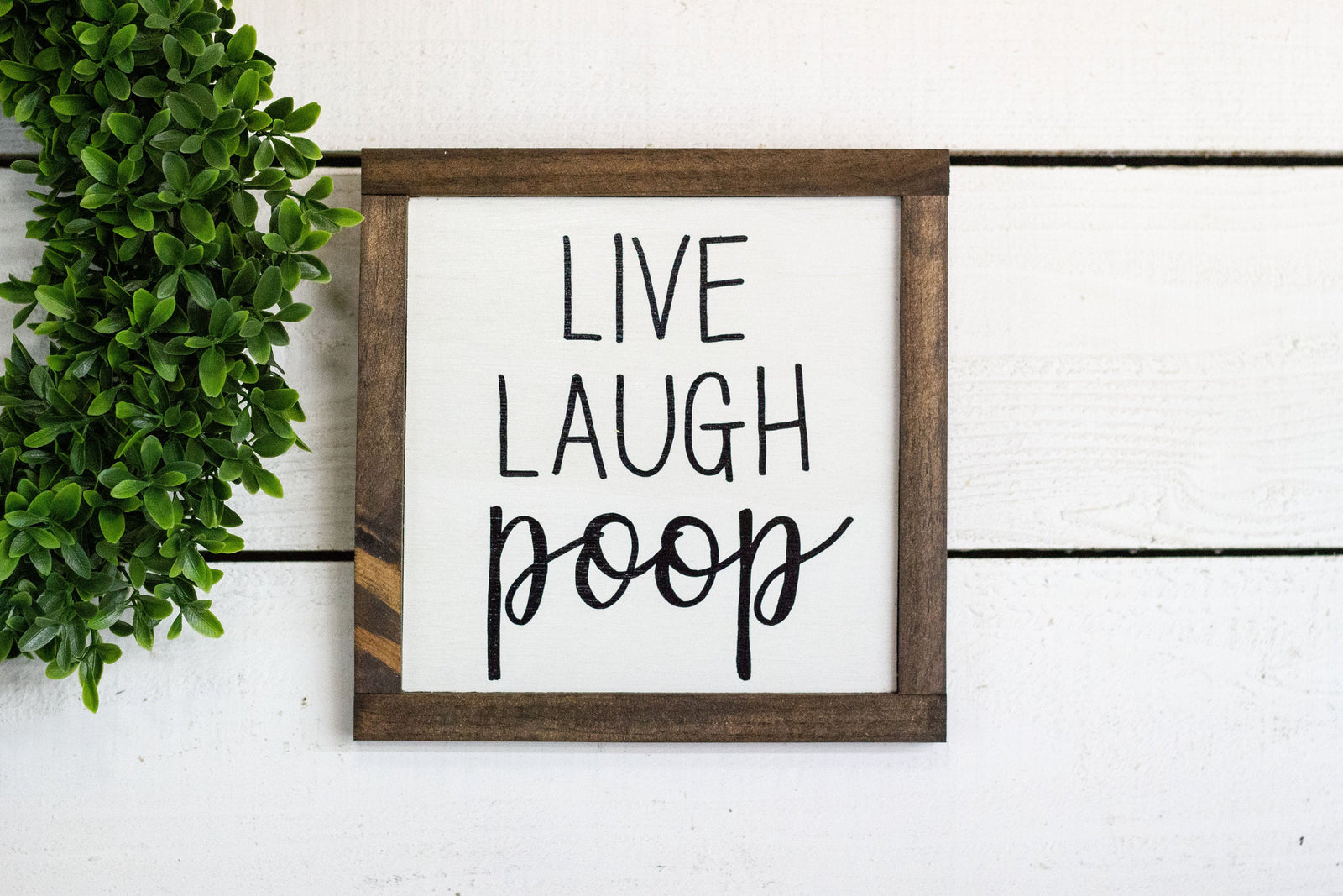 live laugh poop