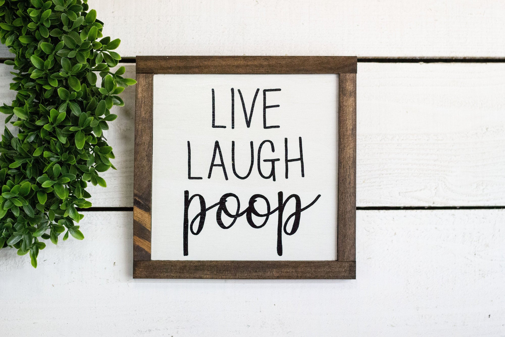live laugh poop
