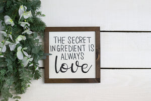 the secret ingredient is love