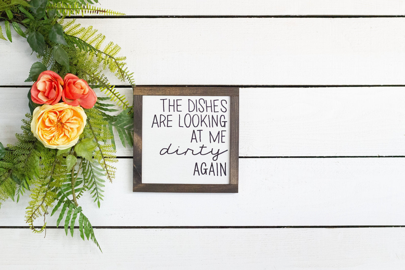 the dishes are looking at me dirty again