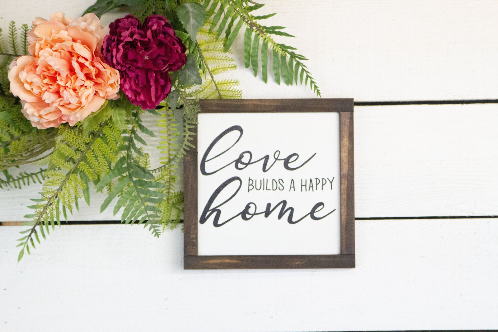 love builds a happy home