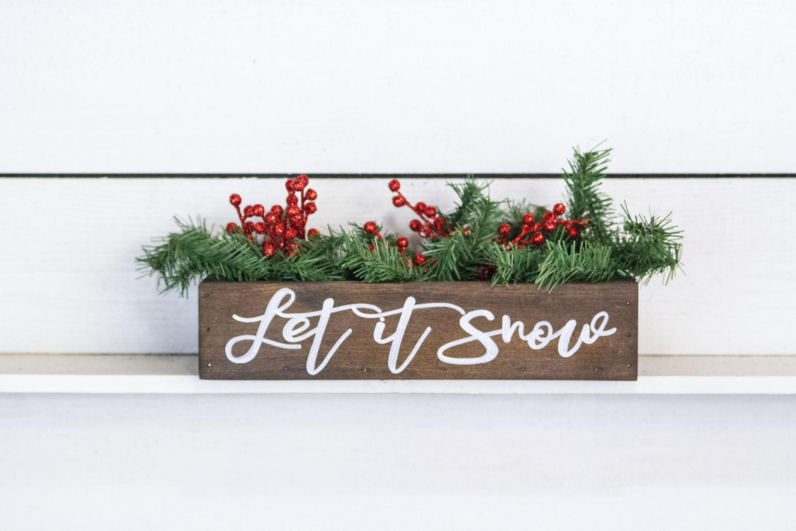 Let It Snow Holiday Centerpiece