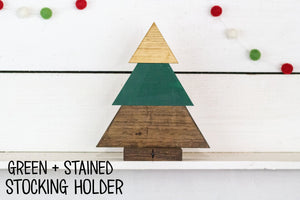 Christmas Tree Mantle Stocking Holder